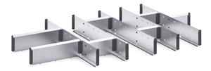 13 Compartment Steel Divider Kit External1050W x 650 x 75H Bott Cubio Steel Divider Kits 43020676.51 